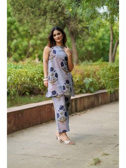 The Quince Life - Poppy Ghingham Blue Co-Ord Set