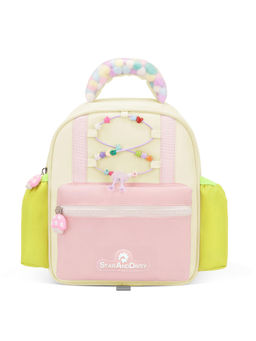 StarAndDaisy - Pink Polyester Colorblock Backpack (S)