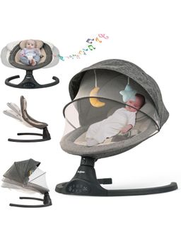 BAYBEE - Black Premium Automatic Electric Baby Swing Cradle