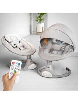 BAYBEE - White Premium Automatic Electric Baby Swing Cradle