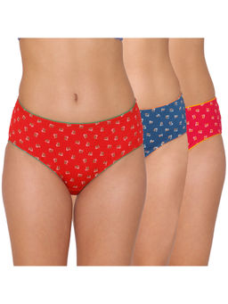 Groversons Paris Beauty - Assorted Panties For Women - Multi-Color (Pack Of 3)