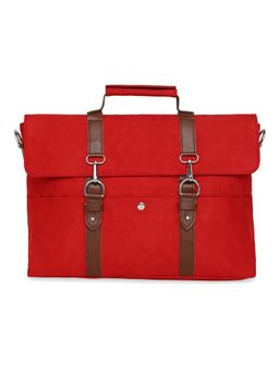 MBOSS - Faux Leather 15.6 Inch Laptop Messenger Bag