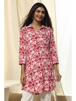 Biba - Womens Red Straight Short Kurtis