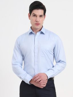 JadeBlue - Sky Blue Solid Formal Shirt