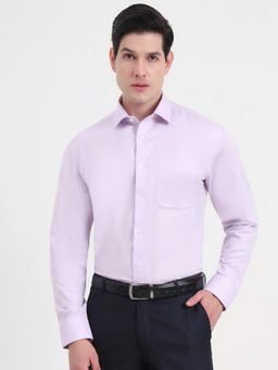 JadeBlue - Light Purple Solid Formal Shirt