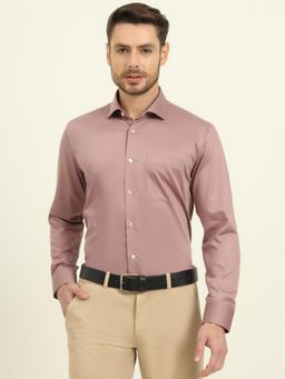 Metal - Dusty Pink Solid Formal Shirt