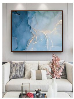 The Art House - Abstract Painting Multicolor (40X30 Inches)