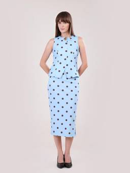 BLANC9 - Polka Party Top And Skirt