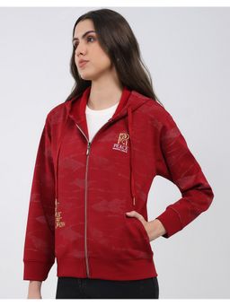 Monte Carlo - Women's Maroon Full Sleeve Hoodie