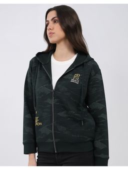Monte Carlo - Women's Green Full Sleeve Hoodie