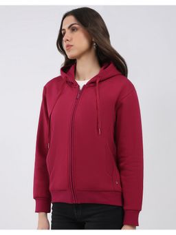 Monte Carlo - Women's Full Sleeve Maroon Hoodie