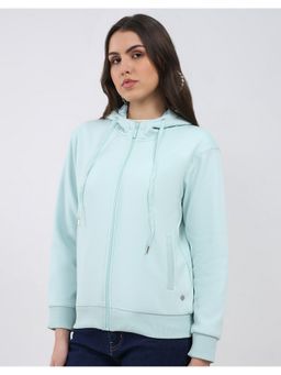 Monte Carlo - Women's Full Sleeve Blue Hoodie