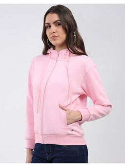 Monte Carlo - Women's Full Sleeve Pink Hoodie