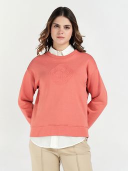 GANT - Women's Peach Crew Neck Sweatshirt