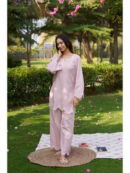 HOUSE OF MIRA - Women Pink Kivah Kurta and Pant