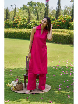 HOUSE OF MIRA - Women Pink Oriah Kurta and Pant