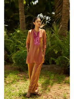 HOUSE OF MIRA - Women Rust Ishya Kurta And Pant