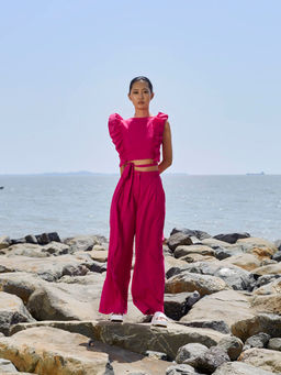 Mati - Pink Overlap Top