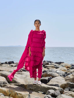 Mati - Pink Tassel Tier Tunic (Set of 3)