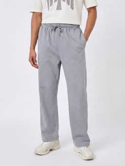Styli - Grey Fleece Solid Trackpant