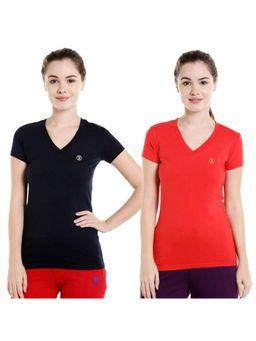 Bodycare - Bodyactive Pack Of 2 Women'S Tshirt - Multi-Color