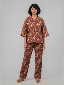 Azurina - Multi-Color Pure Cotton Printed Top