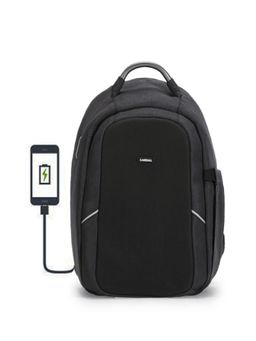 CARRIALL - Columbus Plus Black Laptop Backpack - Anti-Theft and USB port