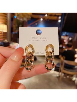 ESTAILO FASHION - Urban-Link Gold Drops Earrings for Women