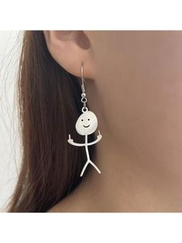 ESTAILO FASHION - Silver Happy Little Accidents Earrings for Women