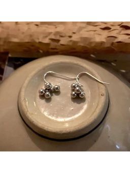ESTAILO FASHION - Silver Kinetic Cluster Dangles Earrings