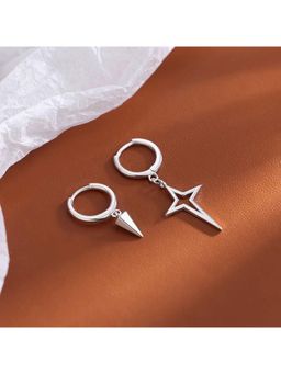 ESTAILO FASHION - Silver Viperaes North Star Drop Earrings