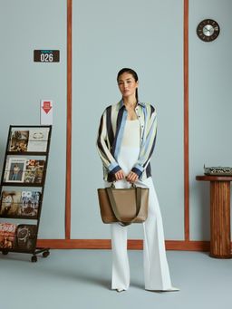 MIRAGGIO - Brown Pu Women Tote Bag