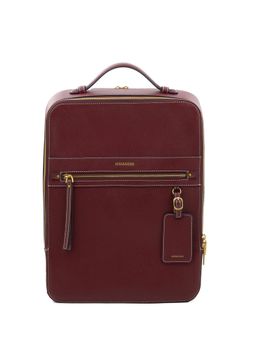 MIRAGGIO - Women Planner 14 Inch Laptop Backpack - Wine (L)