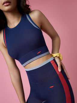 FEIER - Women Navy Blue Remix Tank Top