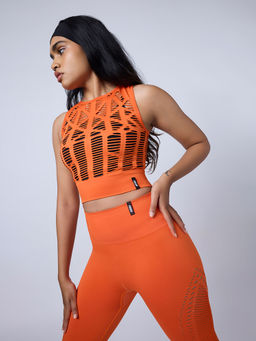 FEIER - Women Orange Zephyr Tank Top