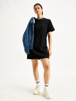 Levi's - Black Solid Mini Dress