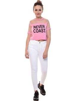 KOTTY - White Solid Skinny Fit Jeans