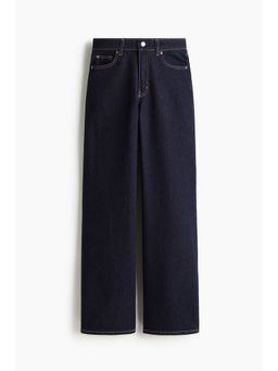 H&M - Women Blue Wide High Jeans