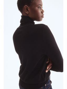 H&M - Women Black Polo-Neck Jumper