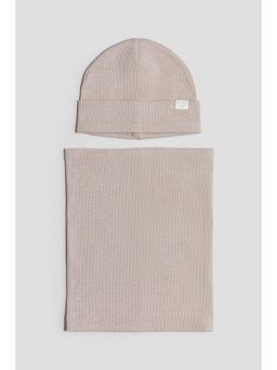 H&M - Kids Beige 2-Piece Jersey Set