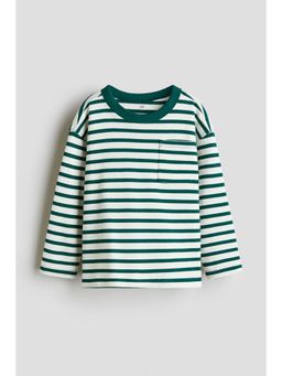 H&M - Boys Green Long-Sleeved T-Shirt