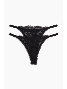 H&M - Women 2-Pack Lace Tanga Thong Briefs