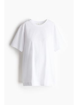 H&M - Women White MAMA Loose-Fit T-Shirt