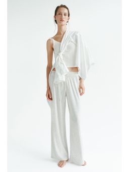 H&M - Women Grey Pointelle Pyjama Bottoms
