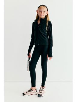 H&M MOVE - Girls Black Sports Leggings With Softmove