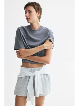 H&M - Women Grey Boxy T-Shirt