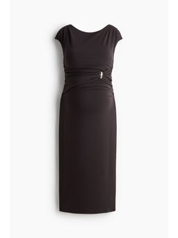 H&M - Women Brown Mama Draped Dress