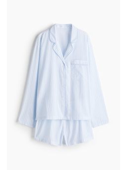 H&M - Women Blue Cotton Pyjamas