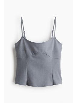H&M - Women Grey Strappy Top
