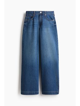 H&M - Women Blue Wide High Jeans